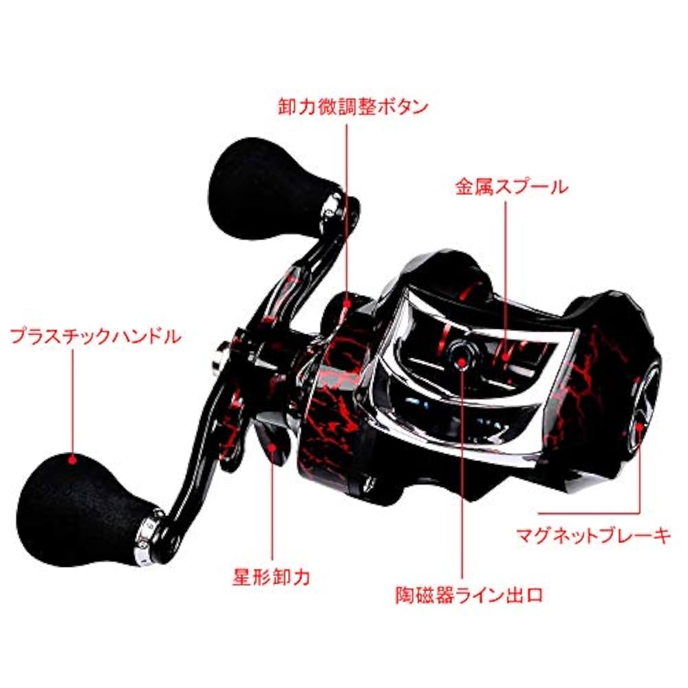 Amazon | SPTFH 釣りリール ベイトリール キャスティング